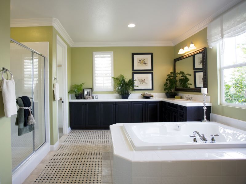 Modern Bathroom with Refinished Tub